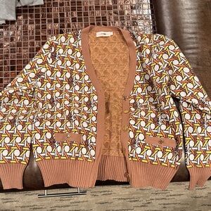 Tory Burch Multicolor Patterned Cardigan